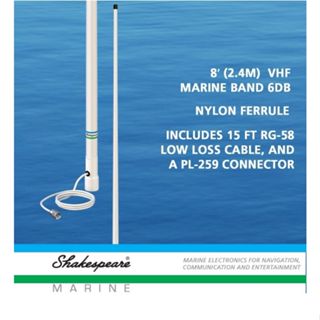 Shakespeare vhf antenna 8 feet (2.4meter) 5206N - Image 2